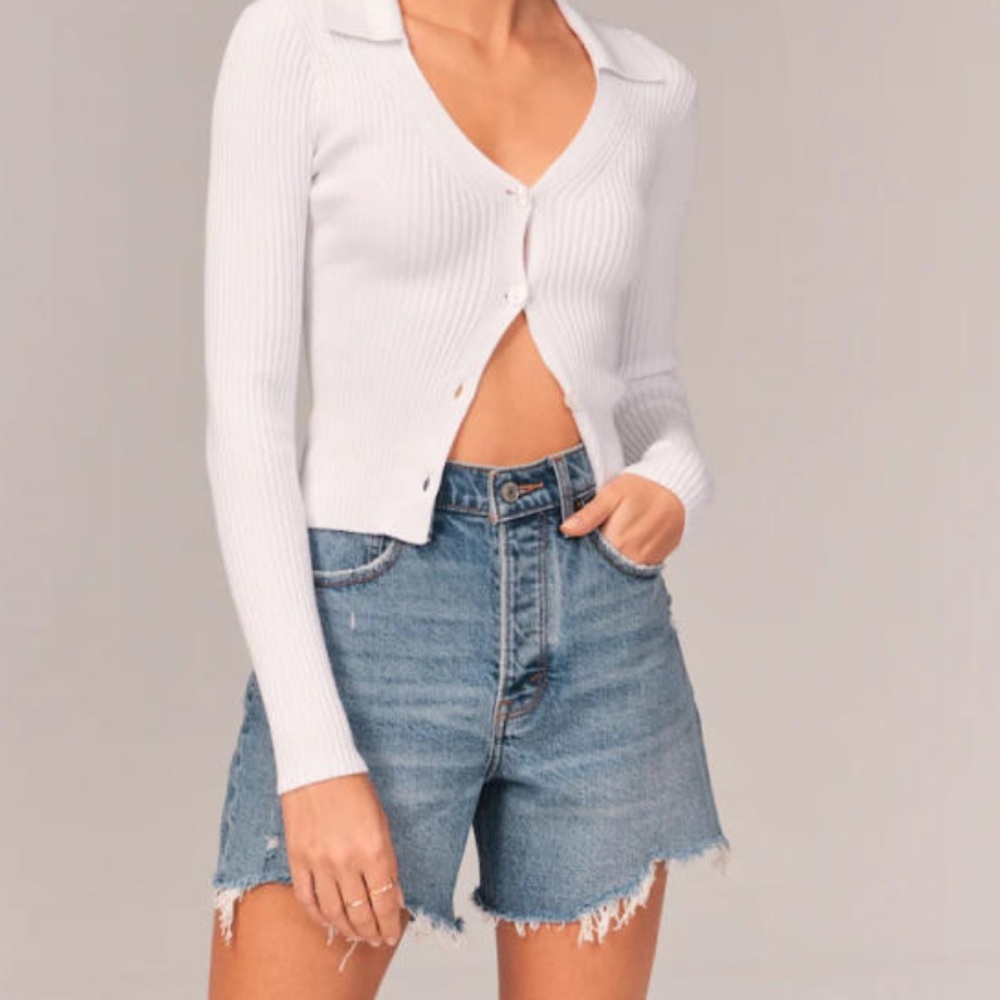 Abercrombie & Fitch High Waist Dad Shorts